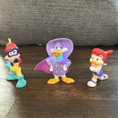 Vintage Set of 3 Kelloggs Darkwing Duck Disney 2  PVC Figures 1992