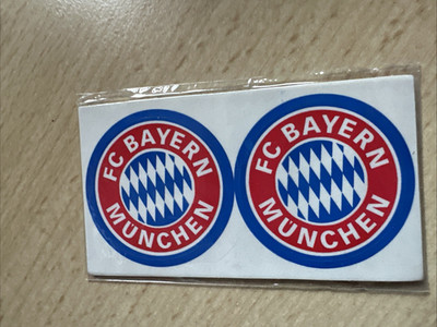 2 Aufkleber   FC Bayern München   4 cm Neu