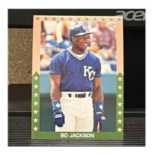 Bo Jackson Kansas City Royals 1989 Baseball's Finest Stars MLB Trading Card