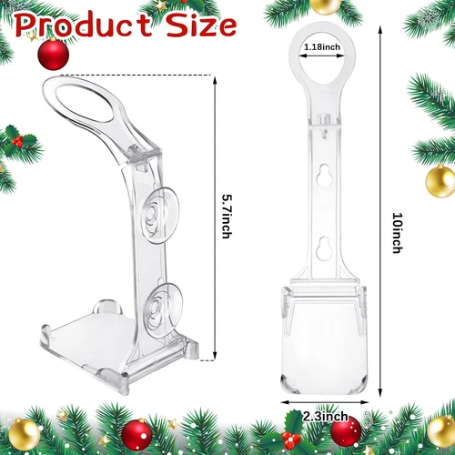 Christmas Window Candle Holders Plastic 12 Pcs Electric Suction Cup 3cm Diameter - product listing photo