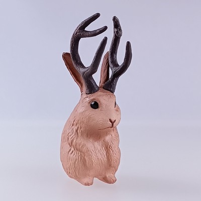 Jackalope (Brown) - UMA Cryptid Machiboke ''Waiting in Vain Mascot Figure''