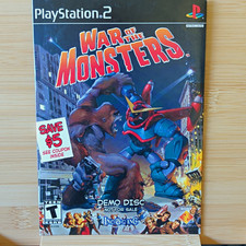 PS2 War of the Monsters Demo Disc Multiplayer T Teen NTSC-U/C 2003