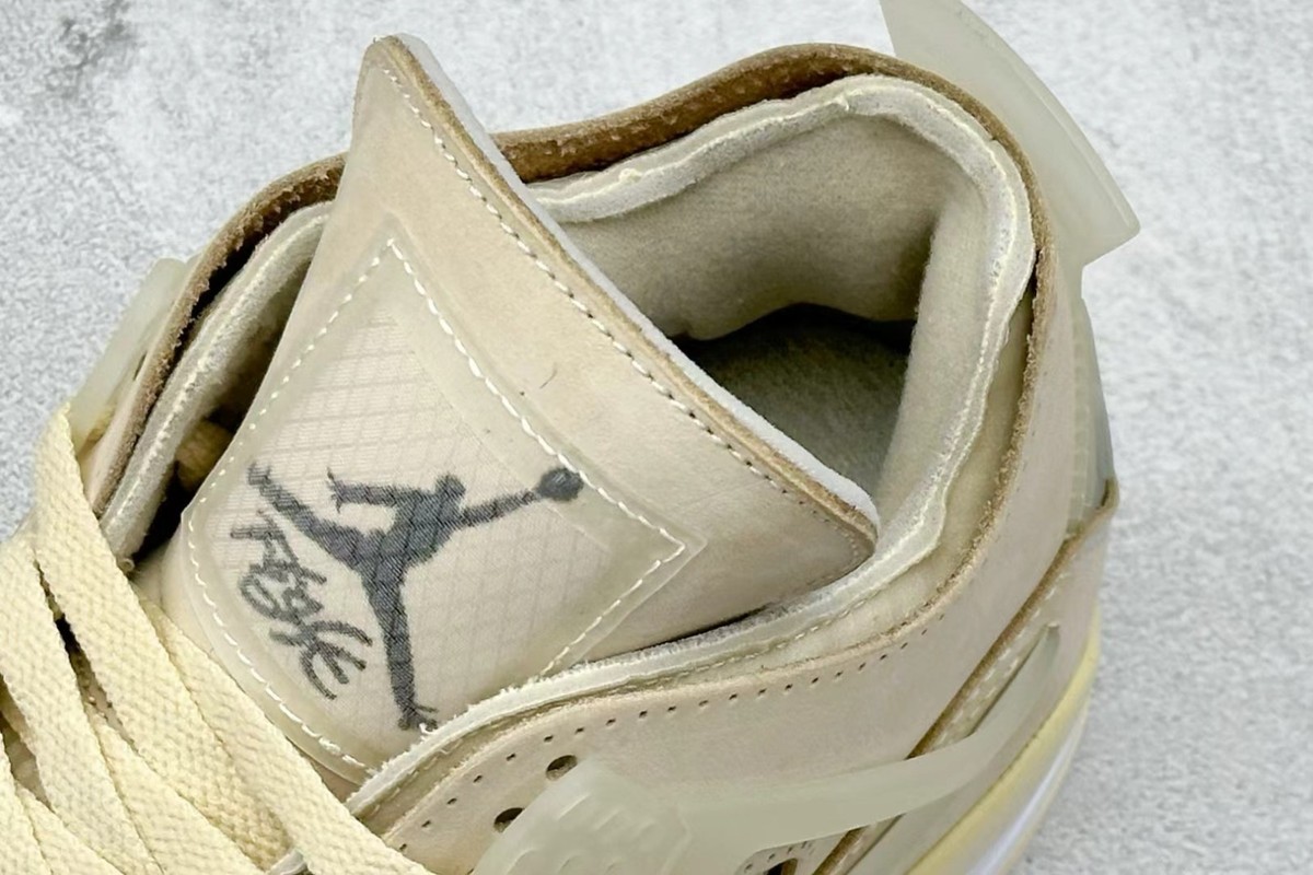 Off-White×NIKE WMNS AJ4 77250716N07S Women's Air Jordan 4 x Off-White™️ 'Sail' Release Date. Nike SNKRS