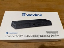 Wavlink Thunderdock SP 4K Display Docking Station,Quick Start Guide used