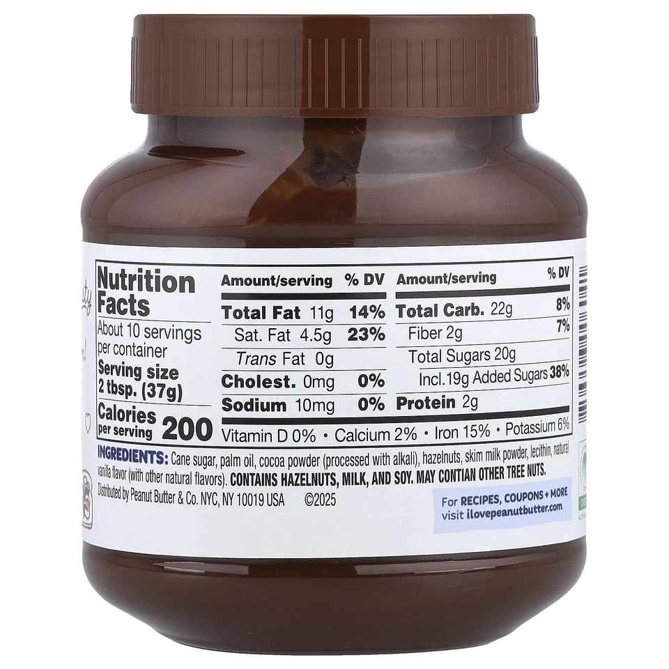 Hazelnut Spread, Dark Chocolatey Hazelnut, 13 oz (369 g) - Image 2 of 2