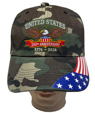UNITED STATES 250th Anniversary 1776-2026 Adjustable Cap Baseball Hat LOT 1-12pc