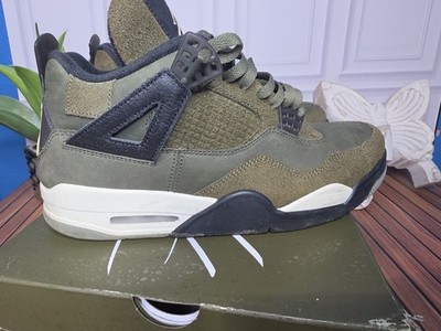 Nike Air Jordan 4 Retro SE Craft Olive Men s Size 10 FB9927-200 AJ4 Used w/ Box