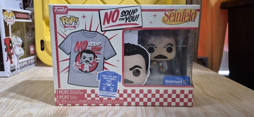 Funko Pop! Yev Kessem Walmart Exclusive #1086 NO SOUP FOR YOU Shirt XL SEALED