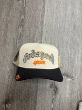 Godspeed "Forever" Trucker Hat Bone/blue/orange 
