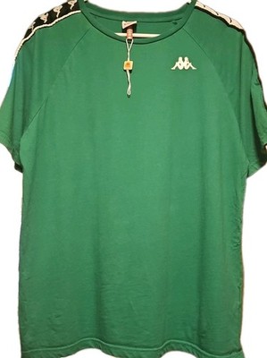 Kappa Men's Banda Coen Raglan Regular Fit T Shirt Short Sleeve Green M