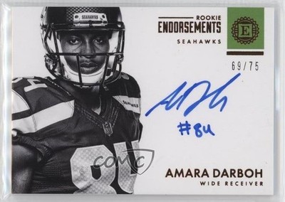 2017 Panini Encased Rookie Endorsements /75 Amara Darboh #RE-ADB Auto RC 0q3