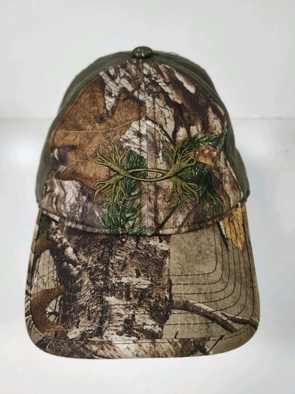 Under Armour Camouflage Hunting Snapback Hat Cap Antlers Emb