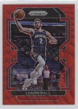 2021-22 Panini Prizm Ruby Wave Prizm Lonzo Ball #69 1hs9