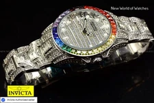 Montres Prestige Eclat X Invicta Men's 42mm Quartz Multicolor Bezel Steel Watch