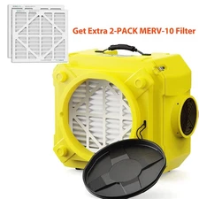 ALORAIR Air Scrubber w/ 3 Stage Filtration Stackable Negative Air Machine 800ft²