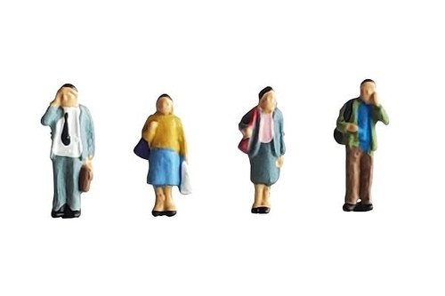 TOMYTEC Geocolle Craft The Human Standing People 1 322412 suministros para diorama | Zustand: New