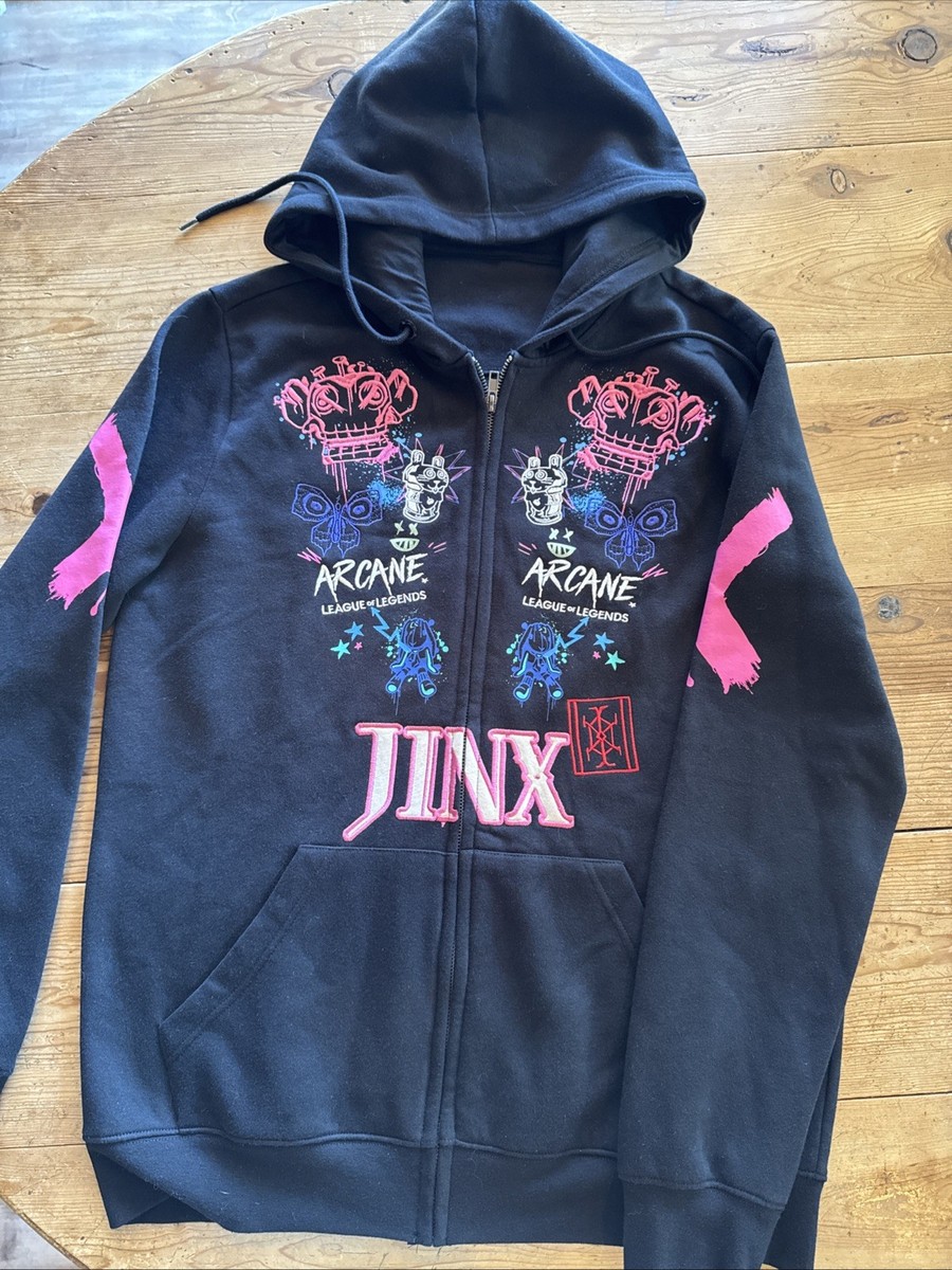 Arcane Jinx Icons Embroidered Zippered Hoodie BoxLunch Exclusive