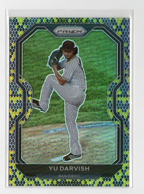 2021 PANINI Prizm YU DARVISH Snake Skin  #/ 50 SAN DIEGO PADRES JAPAN SNAKESKIN