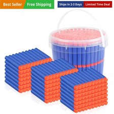 Refill Darts Bullets Compatible with Nerf Guns N-Strike Elite Series, 300PCS Ref