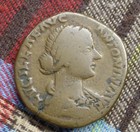 Ancient Roman Coin, Lucilla Verus Sestertius, Wife of Lucius Verus, 23 Grams — photo 2