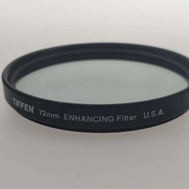 1990s Tiffen 72mm ENHANCING Filter Screw-in Camera Lens Made in USA - Image 4 of 4