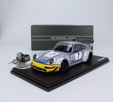 Ignition Model 1/18 Porsche RWB 964 Silver/Yellow Resin Model Car -- IG3006