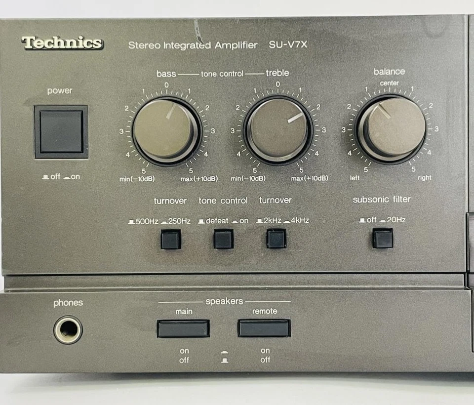 Amplificador integrado Technics SU-V7X usado de Japón M Foto 4 de 4