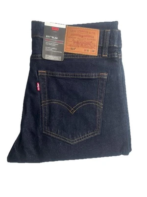 LEVIS Levi's 511 Men's Slim FIT Dark Blue Jeans 04511-1786