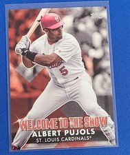 2022 Topps Welcome to the Show  #WTTS-8  Abert Pujols    Baseball Card q
