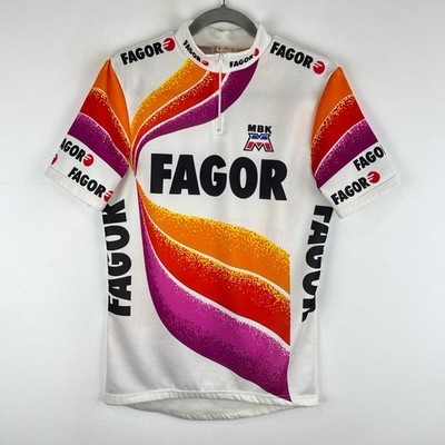 Fagor MBK 1988/1989 Vintage Jersey Cycling Shirt Short Sleeve Men's Size 4