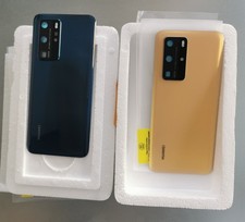 Huawei p40 pro Cover aus Glas Diverse Farbe NEU-Blau und Gold