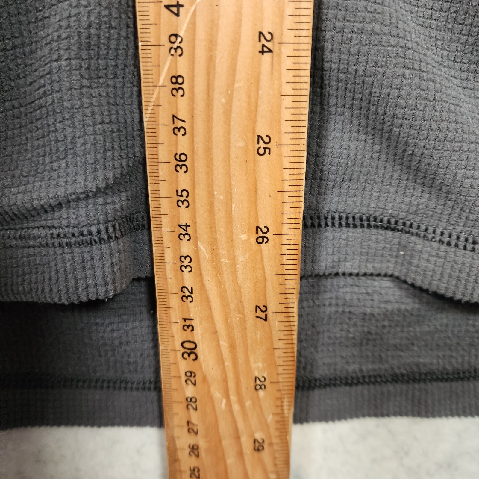 Arc'teryx Delta LT 17586 Mens Full Zip Waffle Jumper Polartec - Grey - Large image 8