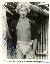 Christopher Atkins "The Blue Lagoon" AUTOGRAPH Signed Shirtless 8x10 Photo ACOA Christopher Atkins "The Blue Lagoon" AUTOGRAPH Signed Shirtless 8x10 Photo ACOA