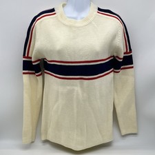 VTG 1970s Fasion-On 100 Acrylic Long Sleeve "Apr s" Ski Sweater "Apr s" Style-M