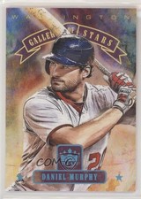 2018 Panini Diamond Kings Gallery of Stars Holo Blue /25 Daniel Murphy #GS1 03xg