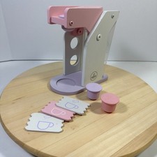 KidKraft Espresso Coffee Maker Set Pink Pastel Pretend Play Kitchen