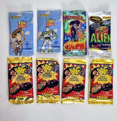 Pog Caps Slammer Panini booster selaed Neu Ovp