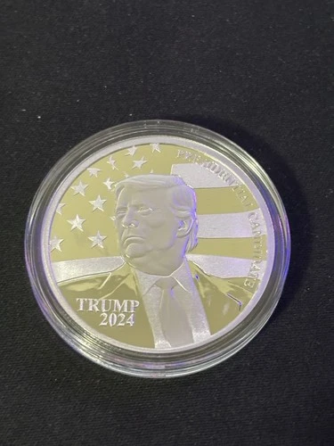 2024 1oz Silver Round Donald Trump Rebublic of Liberia