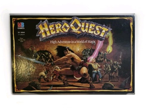 Vintage 1989 Hero Quest Board Game By MB Games Workshop