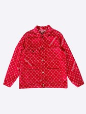 Louis Vuitton Supreme Red Monogram Chore Jack...