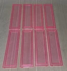 Vintage 1985 Barbie Dream House Pink  Back Windows Set Of 8 # 2588-2359