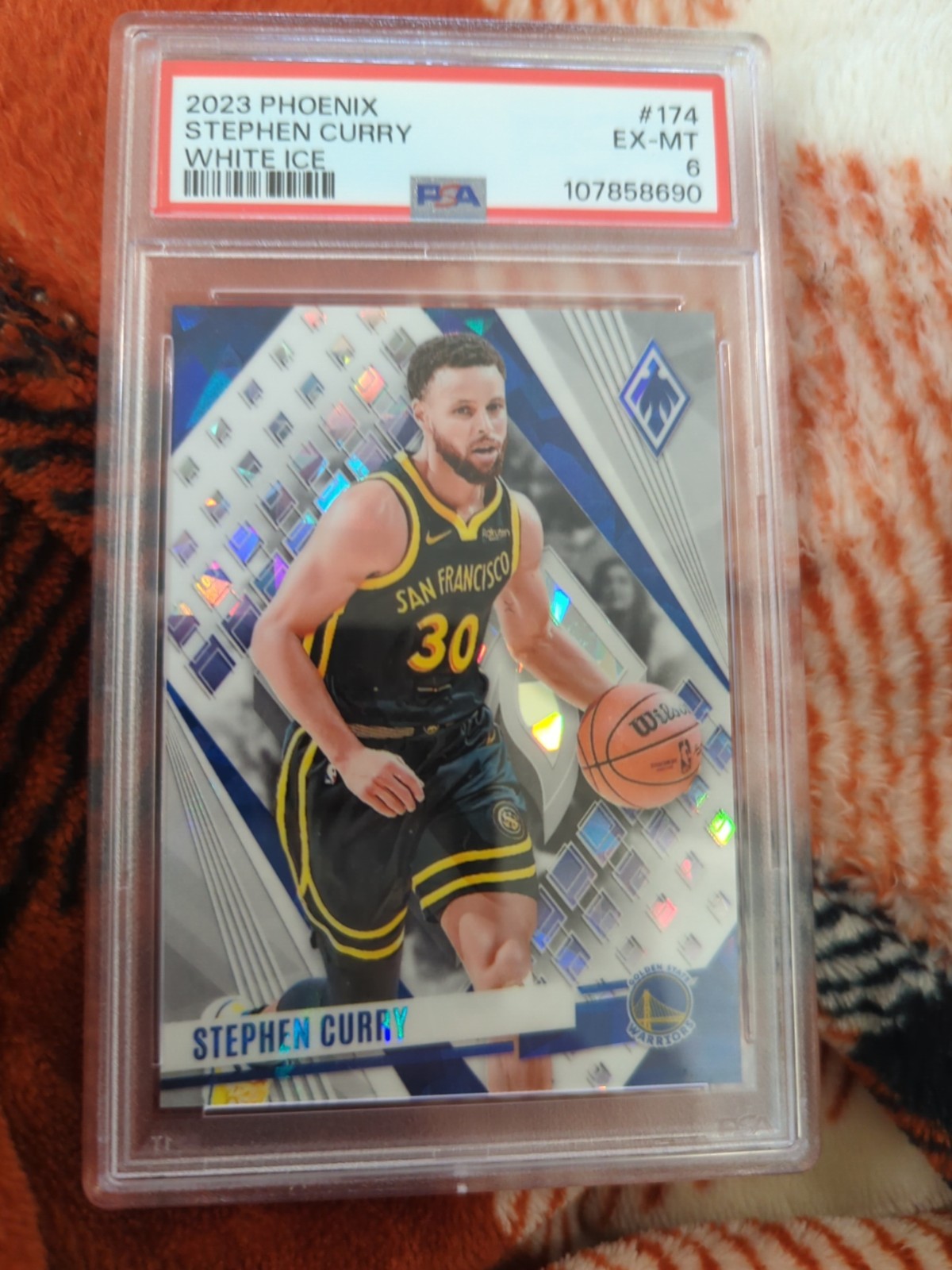 2023-24 Panini Phoenix - Stephen Curry #174 White Ice Phoenix /125