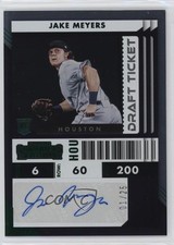 2022 Chronicles Contenders Rookie Ticket Draft Green 1/50 Jake Meyers Auto lz7