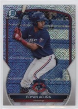 2023 Bowman Chrome Prospects Mega Box Mojo Refractor Bryan Acuna Acuña 07i7