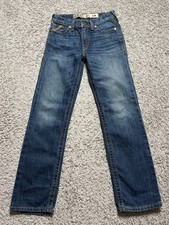 Ariat B5 Slim Nate Straight Leg Jeans Boys Youth Size 14 27x30 Blue Denim