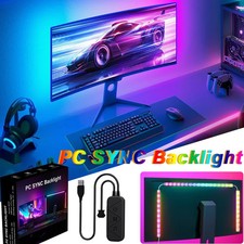 RGBIC PC SYNC Backlight Smart Gaming Computer Monitor Screen SYNC Light Strip Ho