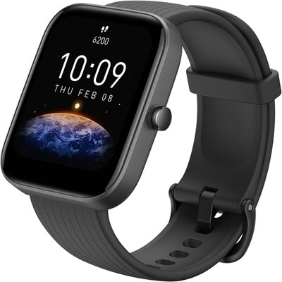 Bip 3 Smart Watch for Android Iphone, Health Fitness Tracker with 1.69'' Large Di
