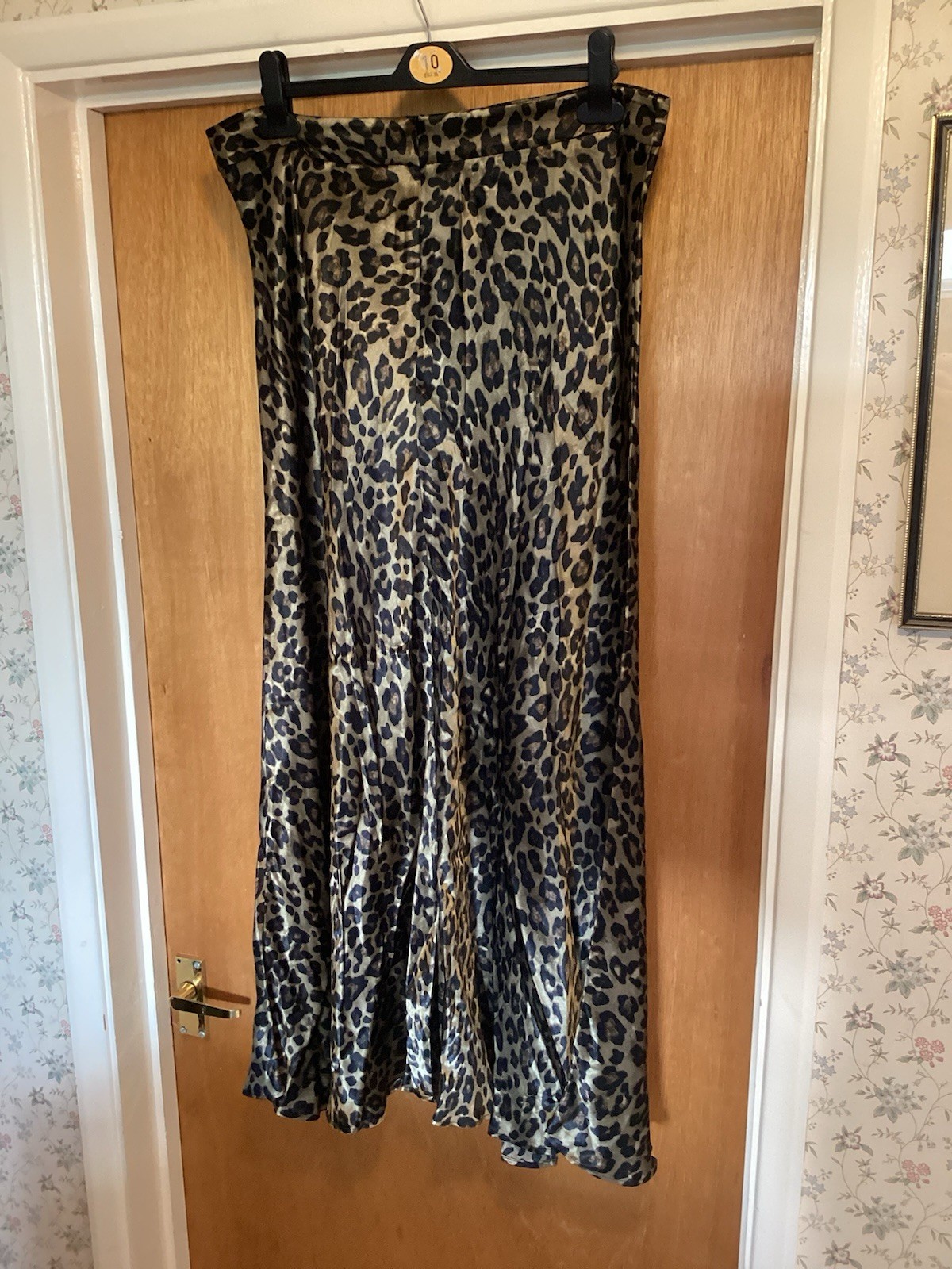 Women’s Zara Leopard Print Long Skirt Bnwt Size XXl Rrp £49.99 Silky Mistress image 2