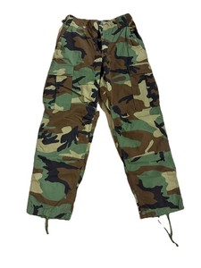US Military Woodland Camo BDU Combat Pants Small Short Propper
