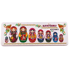 Russian Nesting Doll Fridge Magnet Matryoshka Refrigerator Magnet 1.5x4.3"